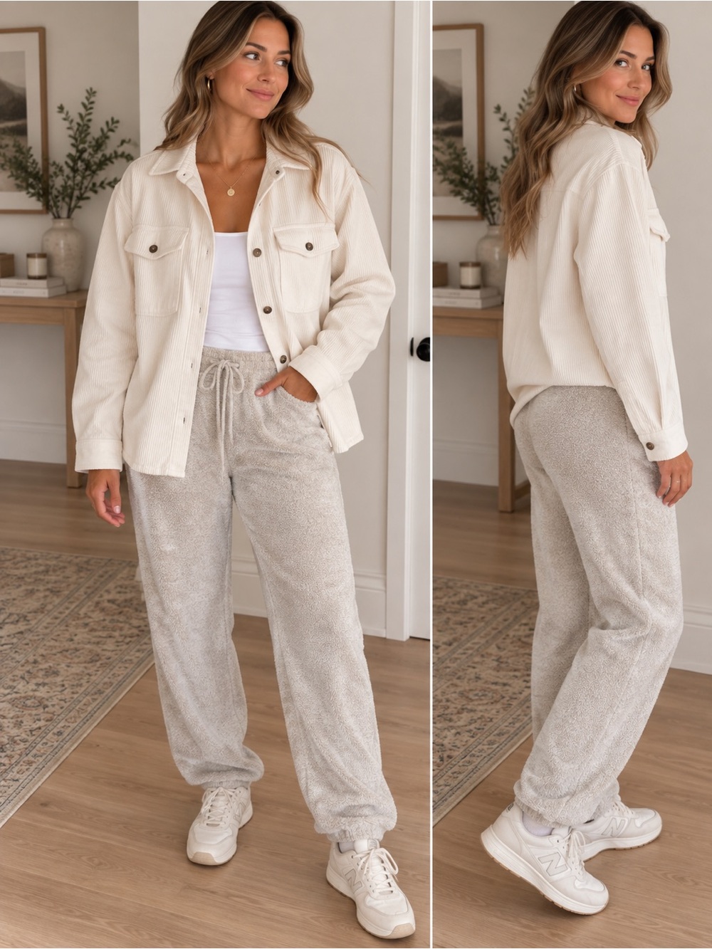 Knix Women's Grey Cozy Drawstring Joggers